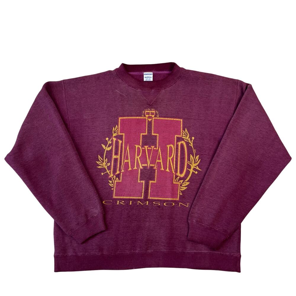 Vintage Men's Harvard Crimson Ultimate Sports Wear Pullover Sweatshirt (Sz XL)